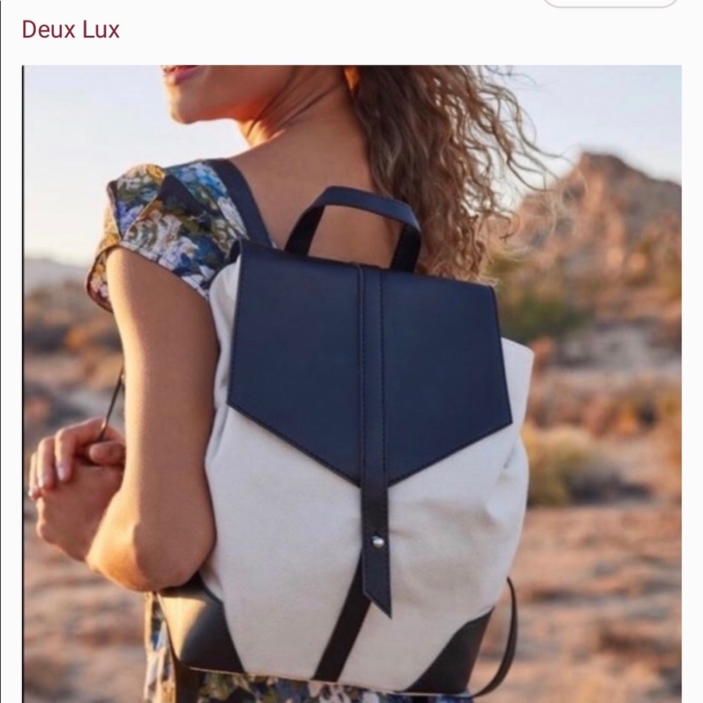 DEUX LUX CANVAS BACKPACK NEW IN PACKAGING